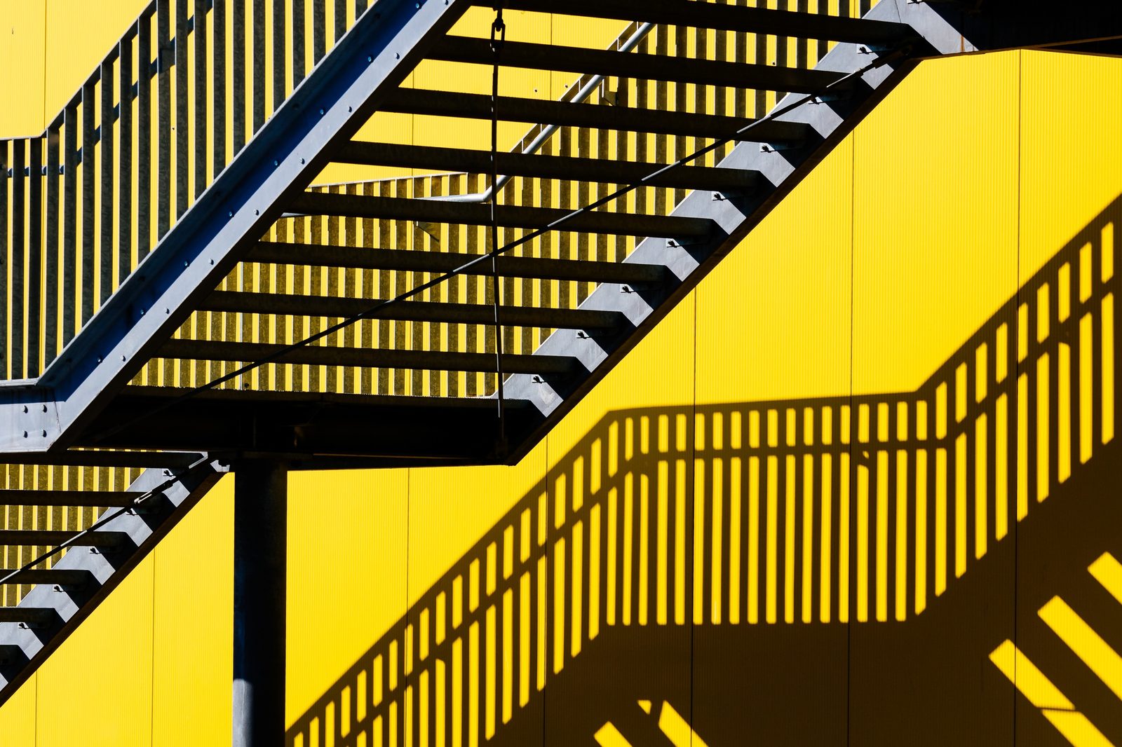 An ascending staircase — the climb of transformation
